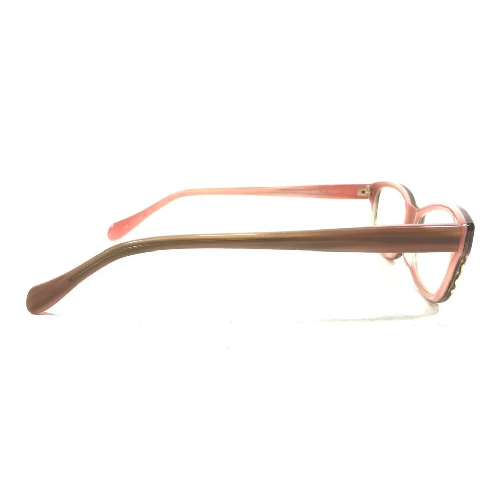Oliver Peoples Devereaux OTPI Eyeglasses Frames Brown Pink Cat Eye 50-16-135